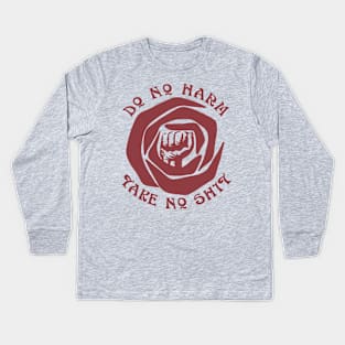 Do No Harm Take No Shit Kids Long Sleeve T-Shirt